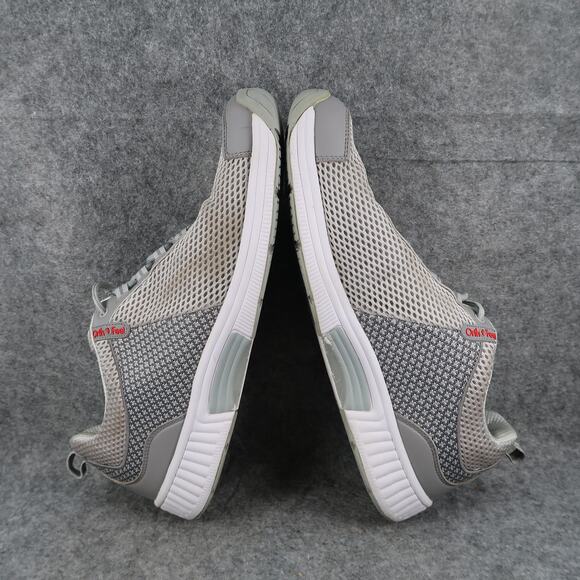 OrthoFeet Shoes Mens 12 Athletic Sneaker Edgewater Casual Trainer Comfort Grey main image 9